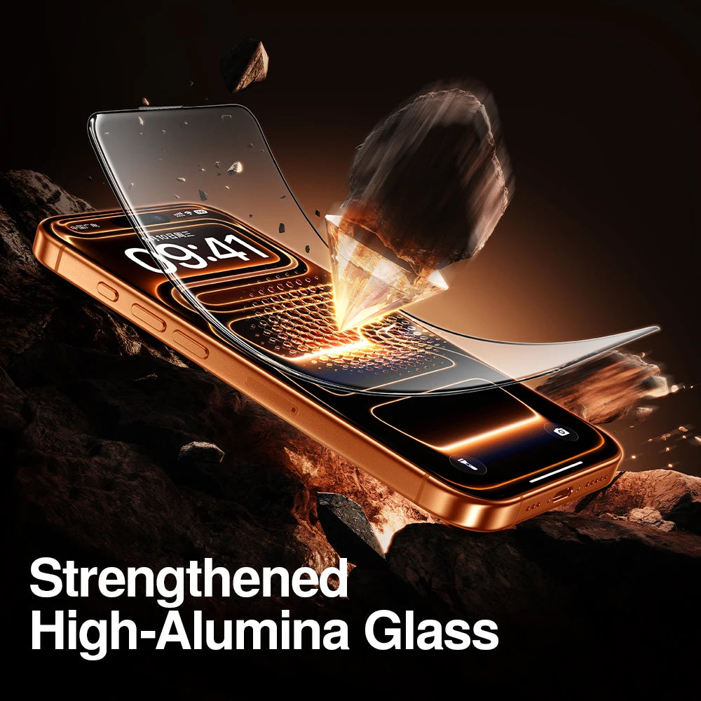 SmartDevil HD Tempered Glass for iPhone 18 Pro Max 17 Pro Max Full Cover Screen Protector for iPhone 17 Auto-Dust Removal Tool
