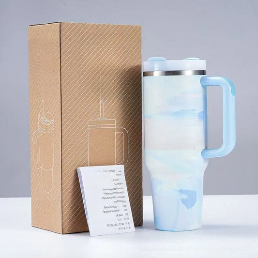 2026 New Hot-Selling Large Capacity 40 Ounce Stainless Steel Vacuum Flask - Insulated Cup with Lid and Straw