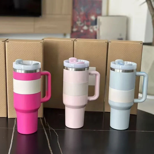 2026 New Hot-Selling Large Capacity 40 Ounce Stainless Steel Vacuum Flask - Insulated Cup with Lid and Straw