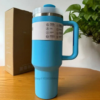 2026 New Hot-Selling Large Capacity 40 Ounce Stainless Steel Vacuum Flask - Insulated Cup with Lid and Straw