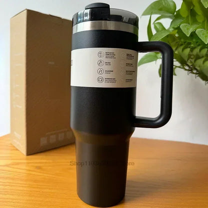 2026 New Hot-Selling Large Capacity 40 Ounce Stainless Steel Vacuum Flask - Insulated Cup with Lid and Straw