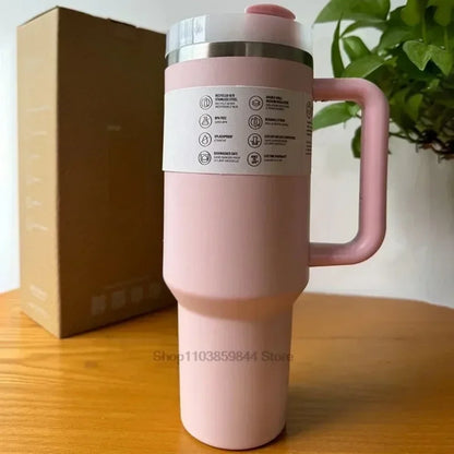 2026 New Hot-Selling Large Capacity 40 Ounce Stainless Steel Vacuum Flask - Insulated Cup with Lid and Straw