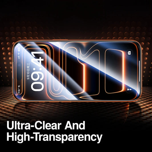 SmartDevil HD Tempered Glass for iPhone 18 Pro Max 17 Pro Max Full Cover Screen Protector for iPhone 17 Auto-Dust Removal Tool