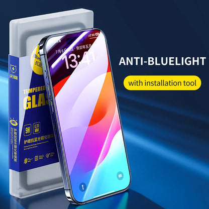 SmartDevil Full Cover Tempered Glass for iPhone 18 Pro Max 17ProMax 16Pro Screen Protector for iPhone 18Pro HD Anti-blue Light
