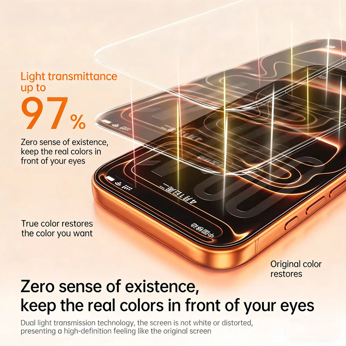 SAMZHE 2PCS HD Glass For iPhone 18 17 16 15Pro Max Screen Protector Full Screen Tempered Glass Protection with Dust-free Cabin
